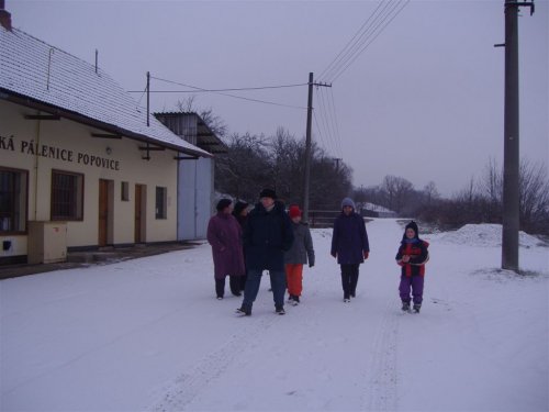 Silvestrovský výšlap do Míkovic a ke studánce - 31.12.2007